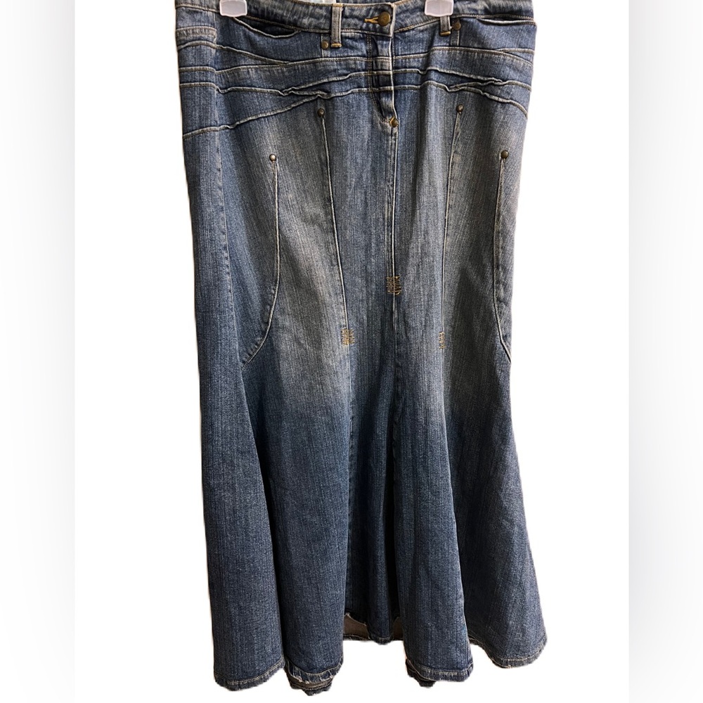 Bisou bisou Jean skirt size 18 mermaid style